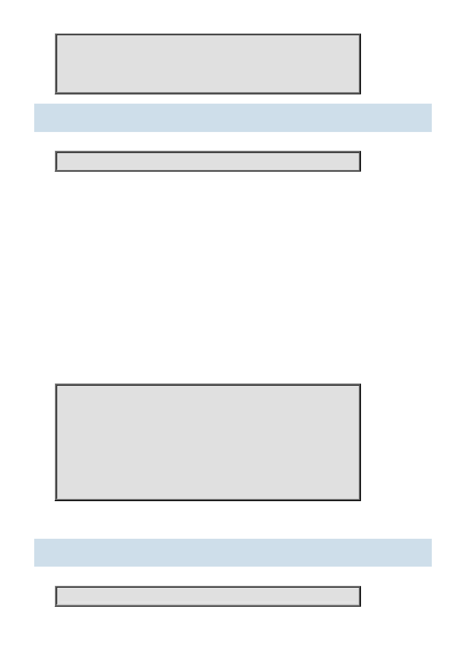 96 show snmp community v3, 97 show snmp host | PLANET MGSW-28240F User Manual | Page 417 / 438