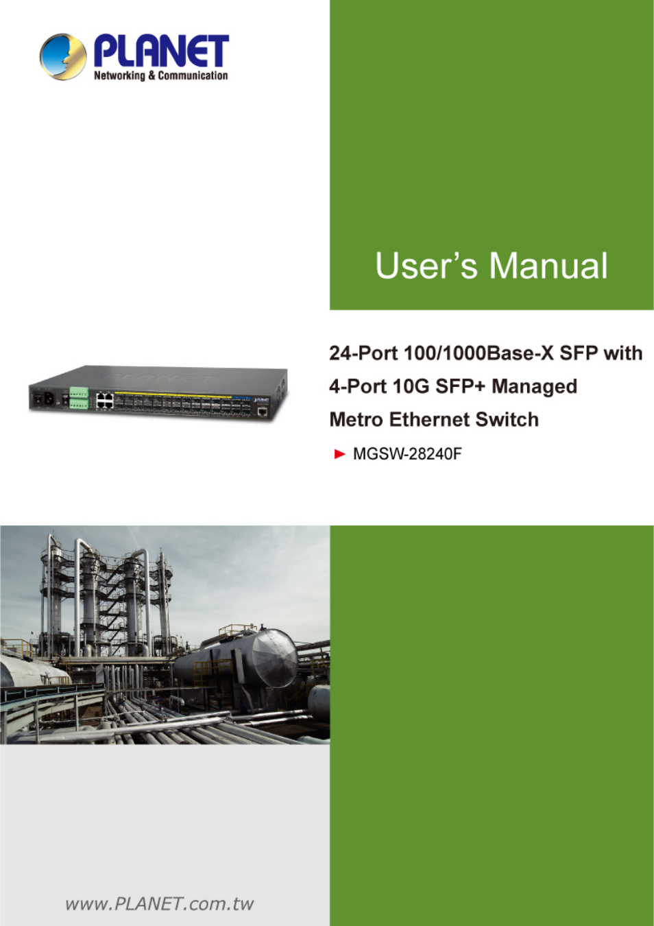 PLANET MGSW-28240F User Manual | 643 pages