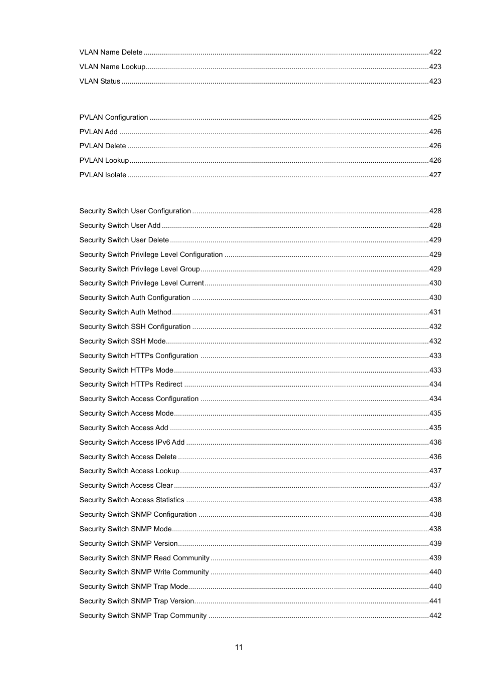 PLANET MGSW-28240F User Manual | Page 11 / 643