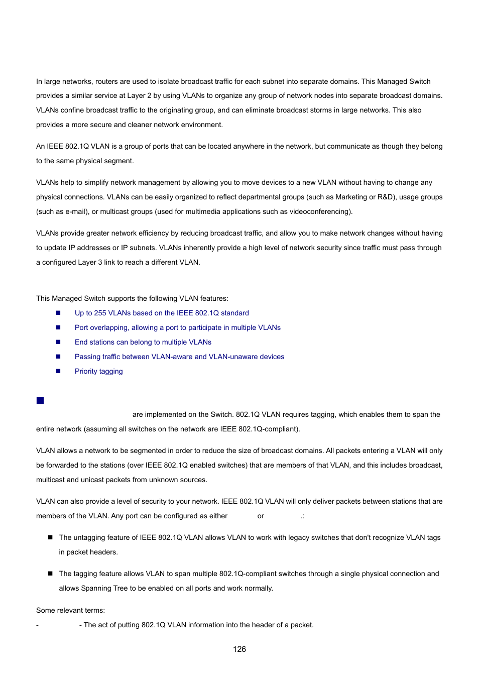 2 ieee 802.1q vlan | PLANET MGSW-28240F User Manual | Page 126 / 643