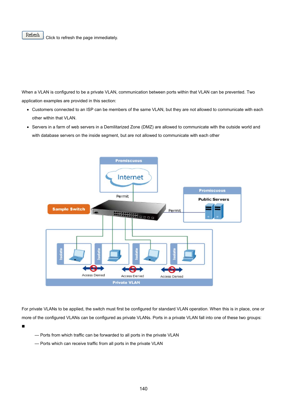 9 port isolation | PLANET MGSW-28240F User Manual | Page 140 / 643