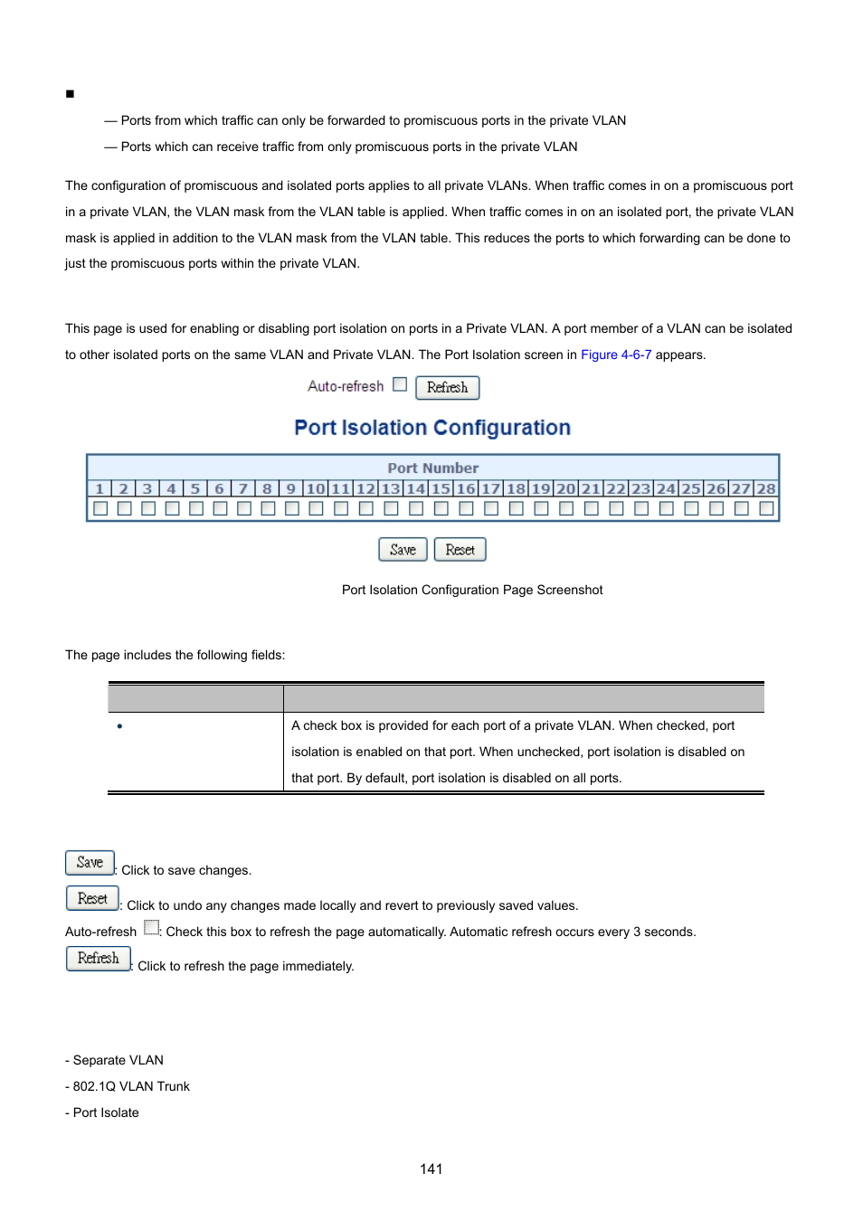 10 vlan setting example | PLANET MGSW-28240F User Manual | Page 141 / 643