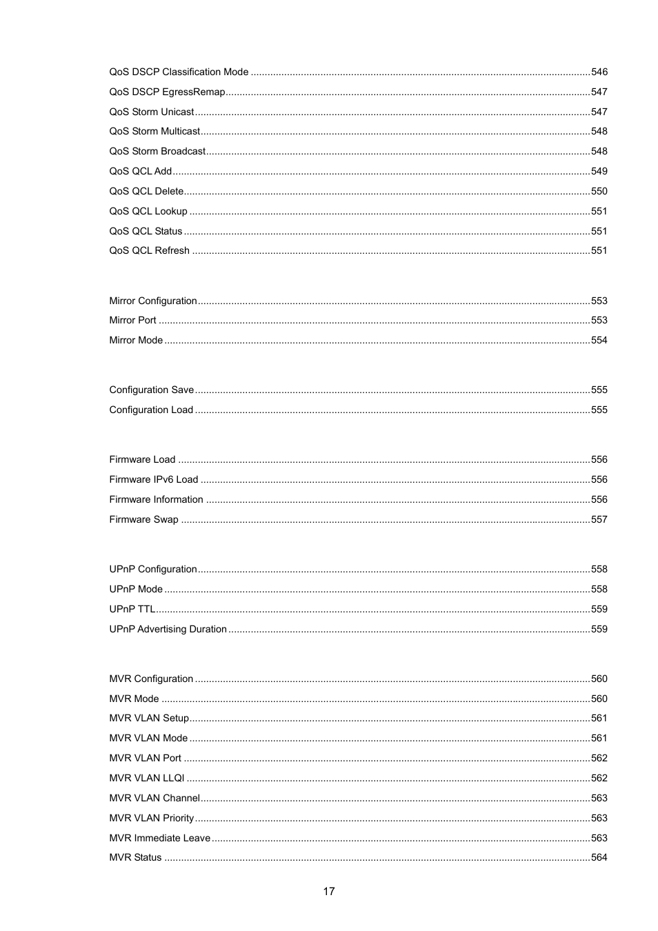 PLANET MGSW-28240F User Manual | Page 17 / 643