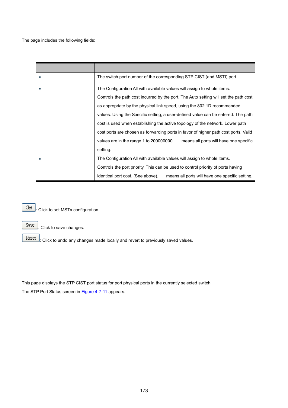 8 port status | PLANET MGSW-28240F User Manual | Page 173 / 643