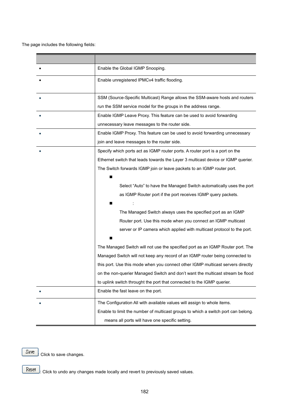 PLANET MGSW-28240F User Manual | Page 182 / 643