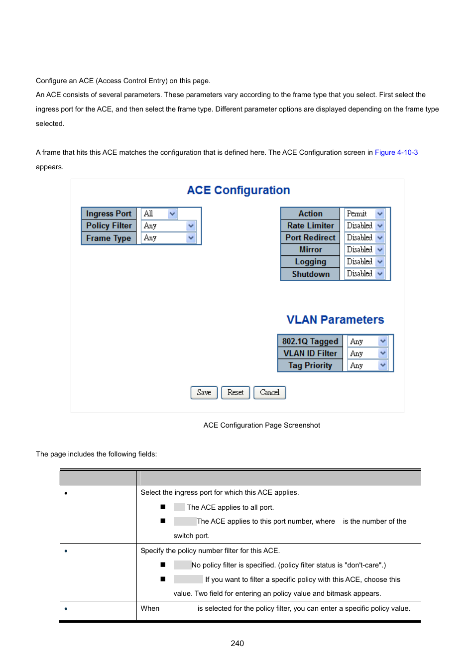 3 ace configuration | PLANET MGSW-28240F User Manual | Page 240 / 643