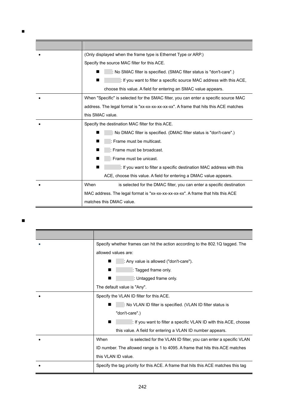 PLANET MGSW-28240F User Manual | Page 242 / 643