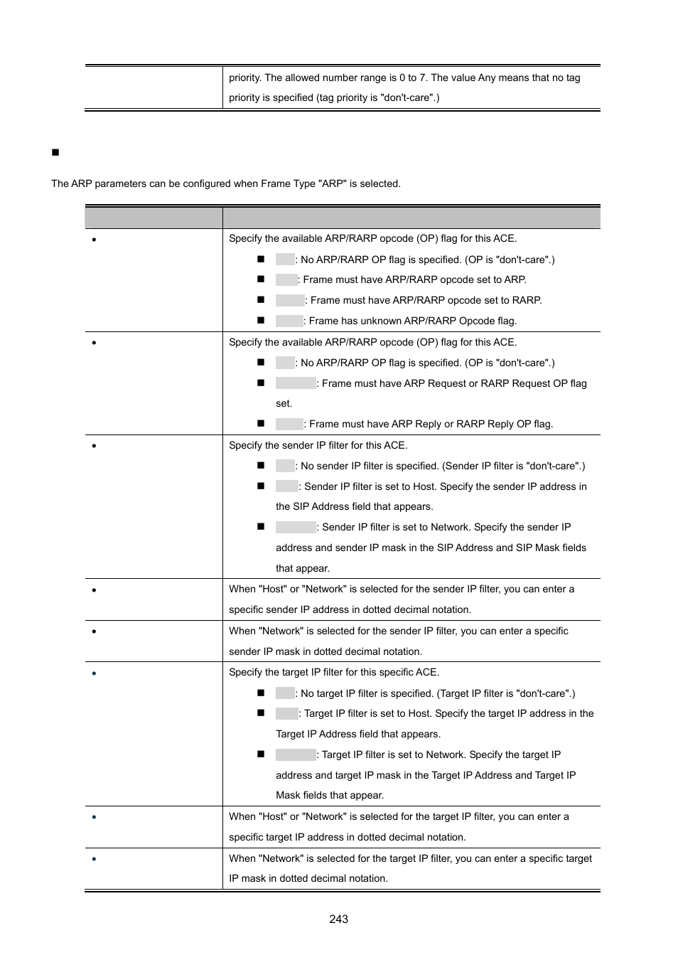 PLANET MGSW-28240F User Manual | Page 243 / 643