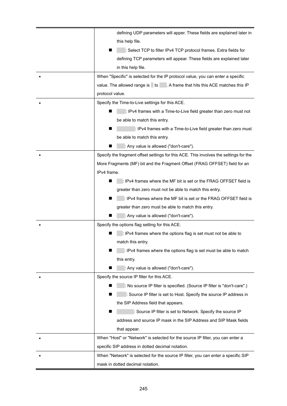 PLANET MGSW-28240F User Manual | Page 245 / 643