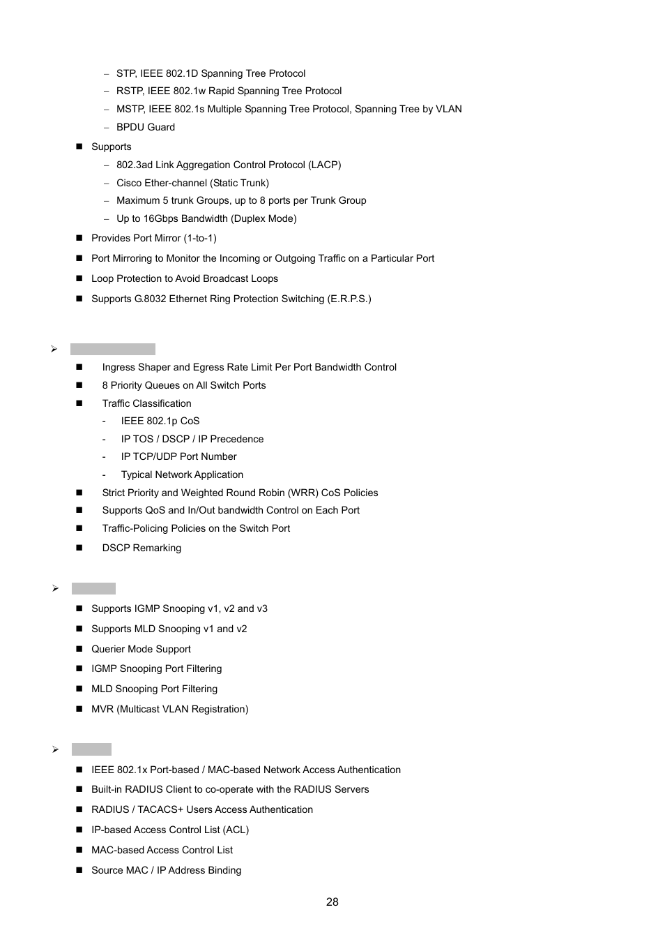 PLANET MGSW-28240F User Manual | Page 28 / 643