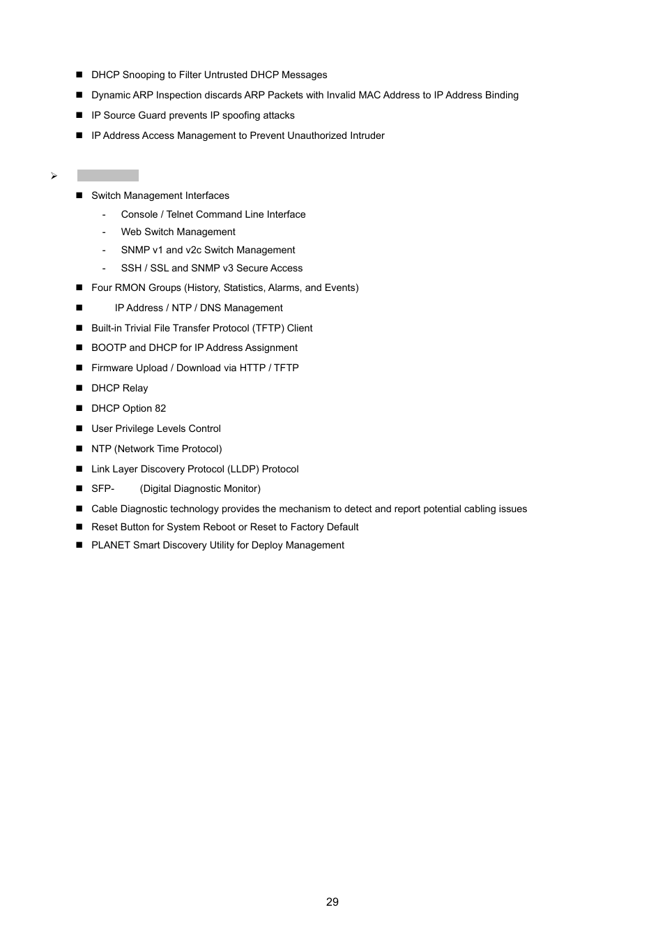 PLANET MGSW-28240F User Manual | Page 29 / 643