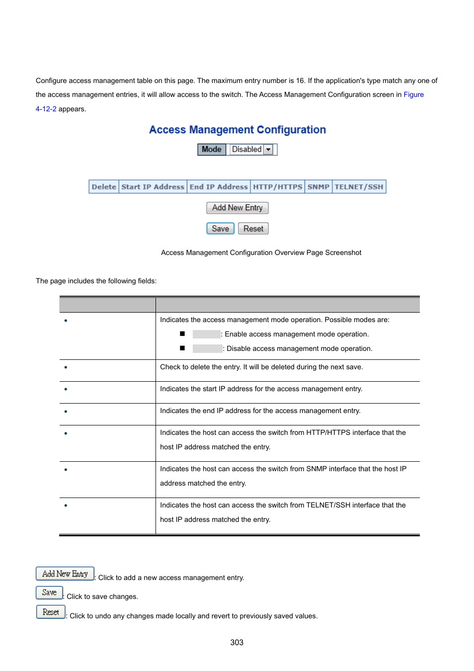 2 access management | PLANET MGSW-28240F User Manual | Page 303 / 643