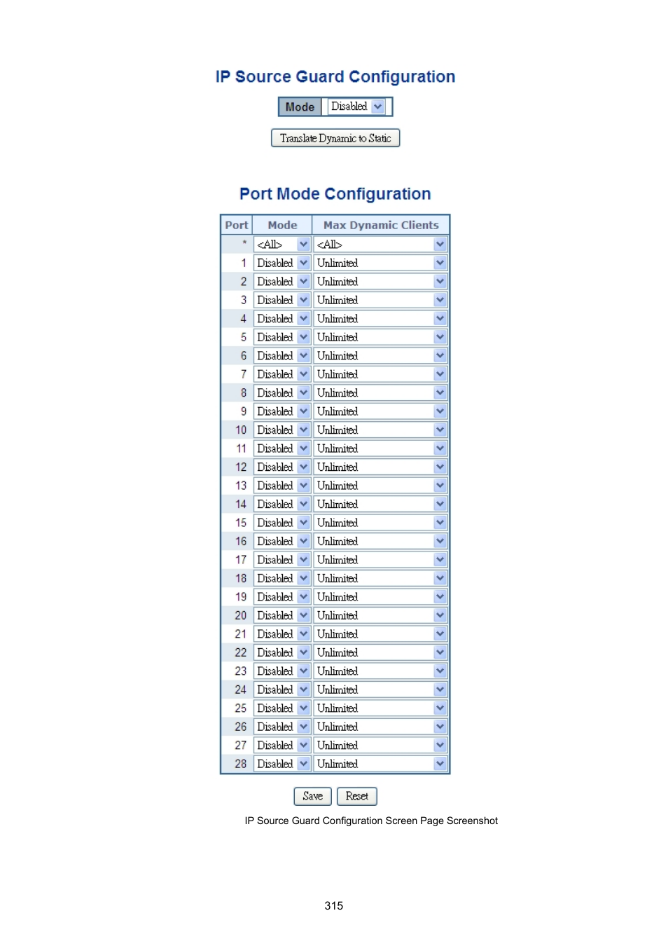 PLANET MGSW-28240F User Manual | Page 315 / 643