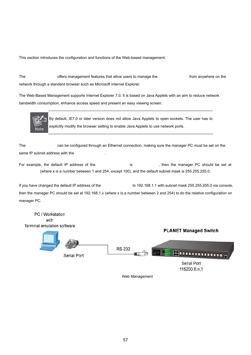 Web configuration | PLANET MGSW-28240F User Manual | Page 57 / 643