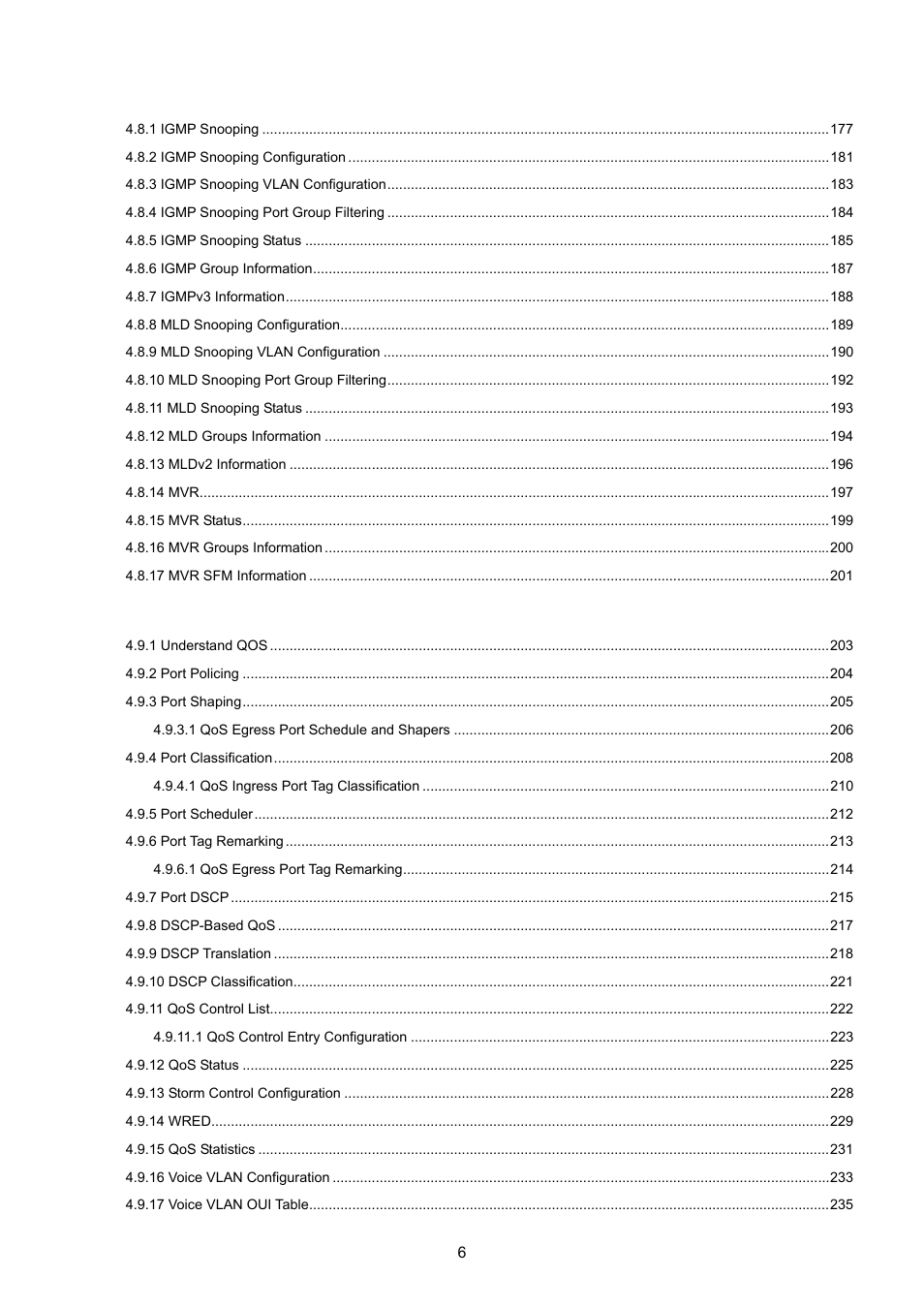PLANET MGSW-28240F User Manual | Page 6 / 643