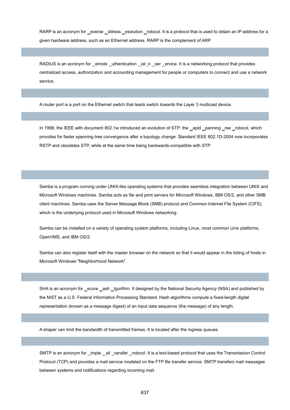 PLANET MGSW-28240F User Manual | Page 637 / 643