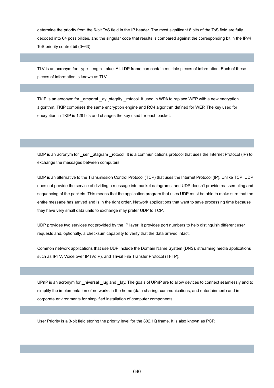 PLANET MGSW-28240F User Manual | Page 640 / 643