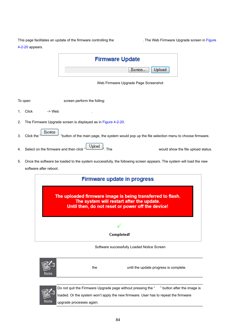 17 web firmware upgrade | PLANET MGSW-28240F User Manual | Page 84 / 643