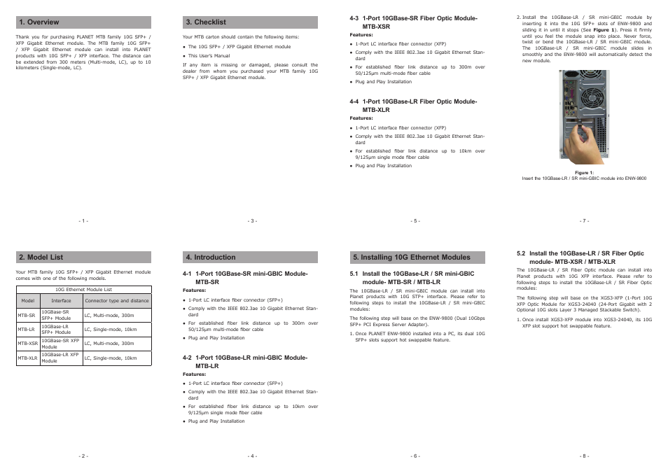 PLANET EM-MII series_v7.0.pdf User Manual | 2 pages