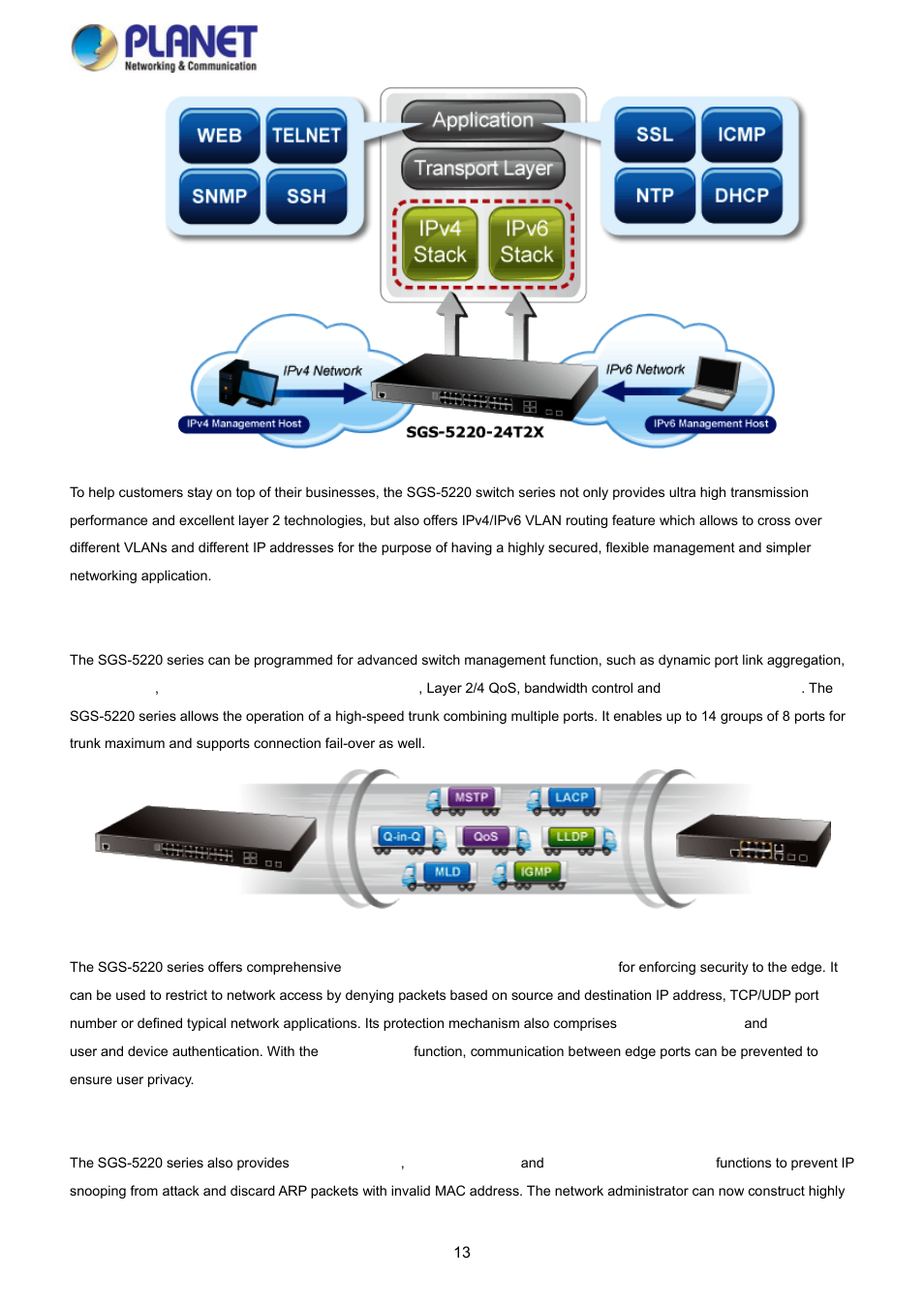 PLANET SGS-5220-24P2X User Manual | Page 13 / 373