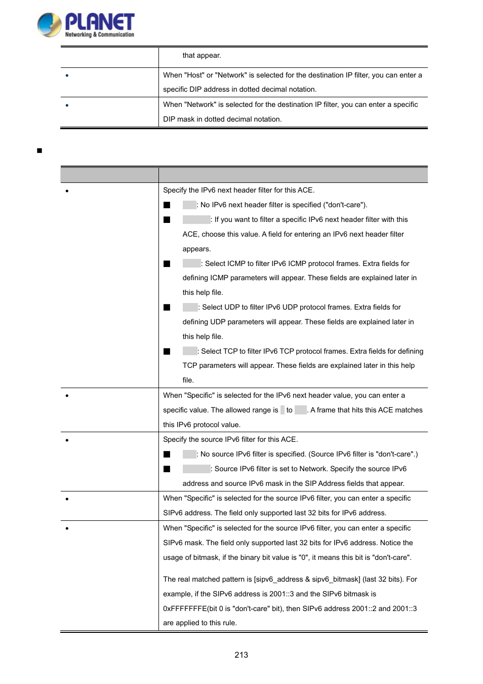 PLANET SGS-5220-24P2X User Manual | Page 213 / 373