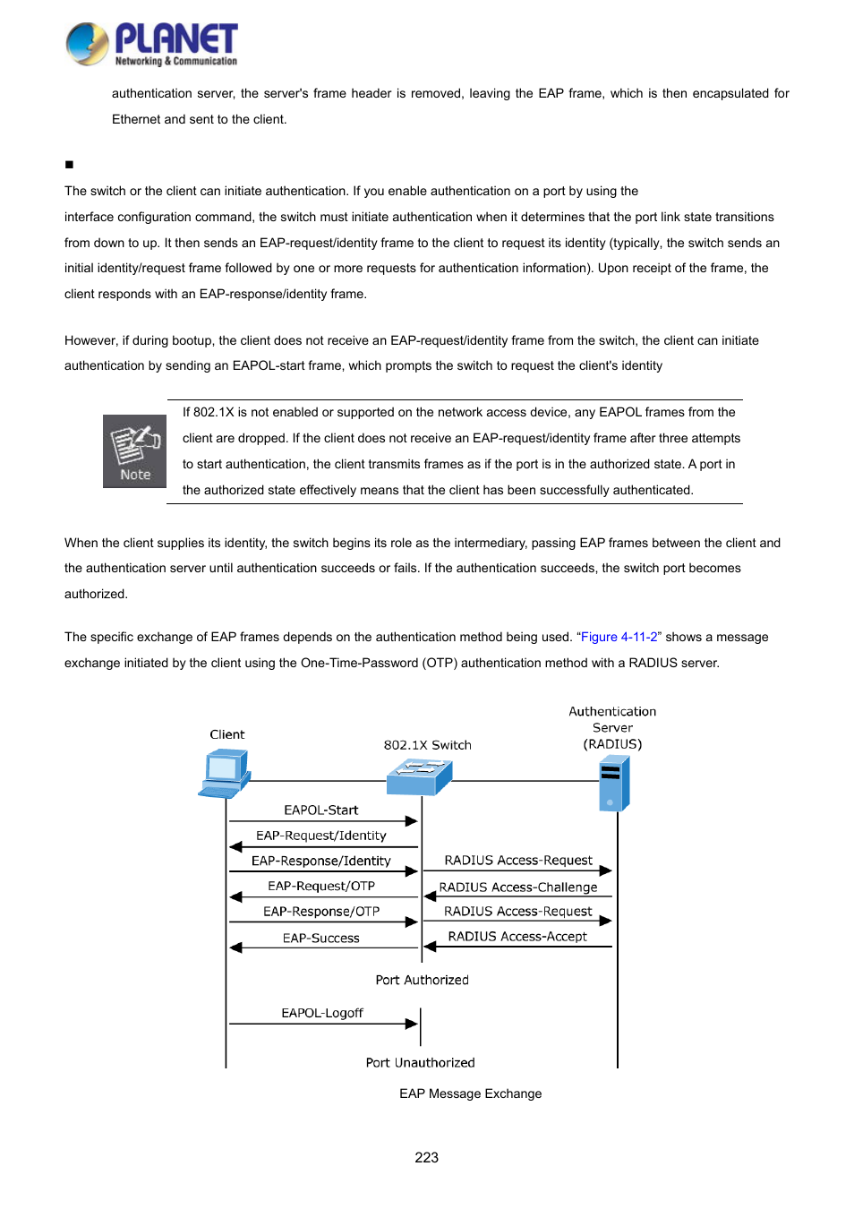 PLANET SGS-5220-24P2X User Manual | Page 223 / 373