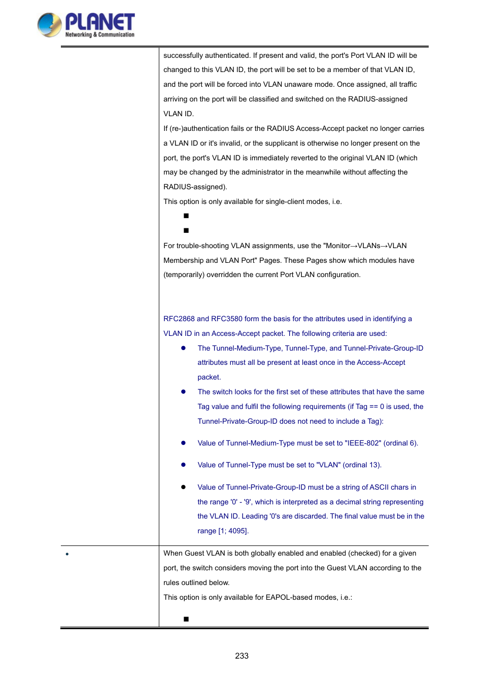 PLANET SGS-5220-24P2X User Manual | Page 233 / 373