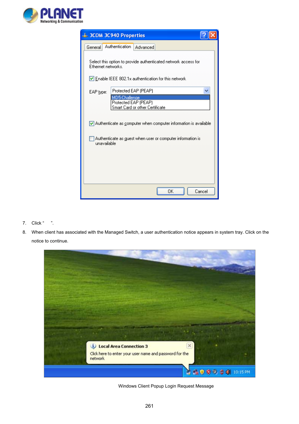 PLANET SGS-5220-24P2X User Manual | Page 261 / 373