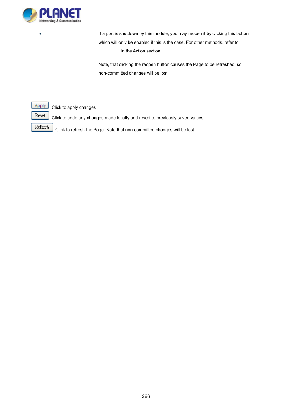 PLANET SGS-5220-24P2X User Manual | Page 266 / 373