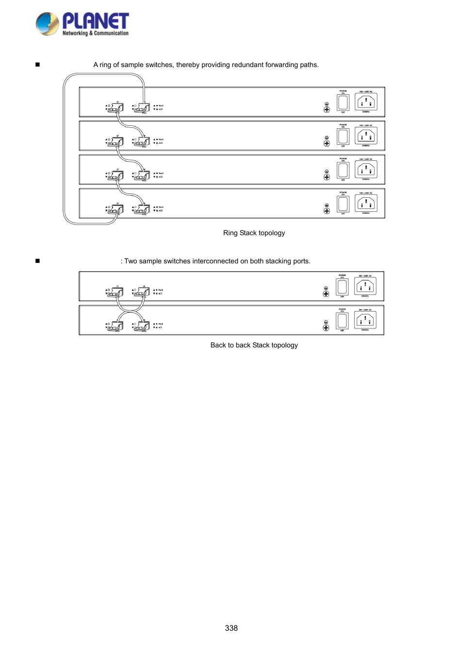 PLANET SGS-5220-24P2X User Manual | Page 338 / 373