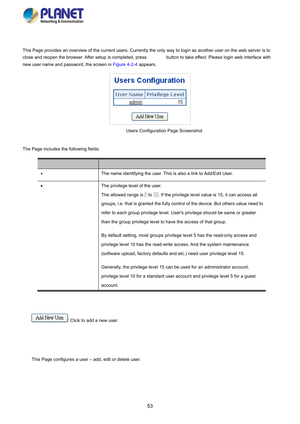 4 users configuration | PLANET SGS-5220-24P2X User Manual | Page 53 / 373