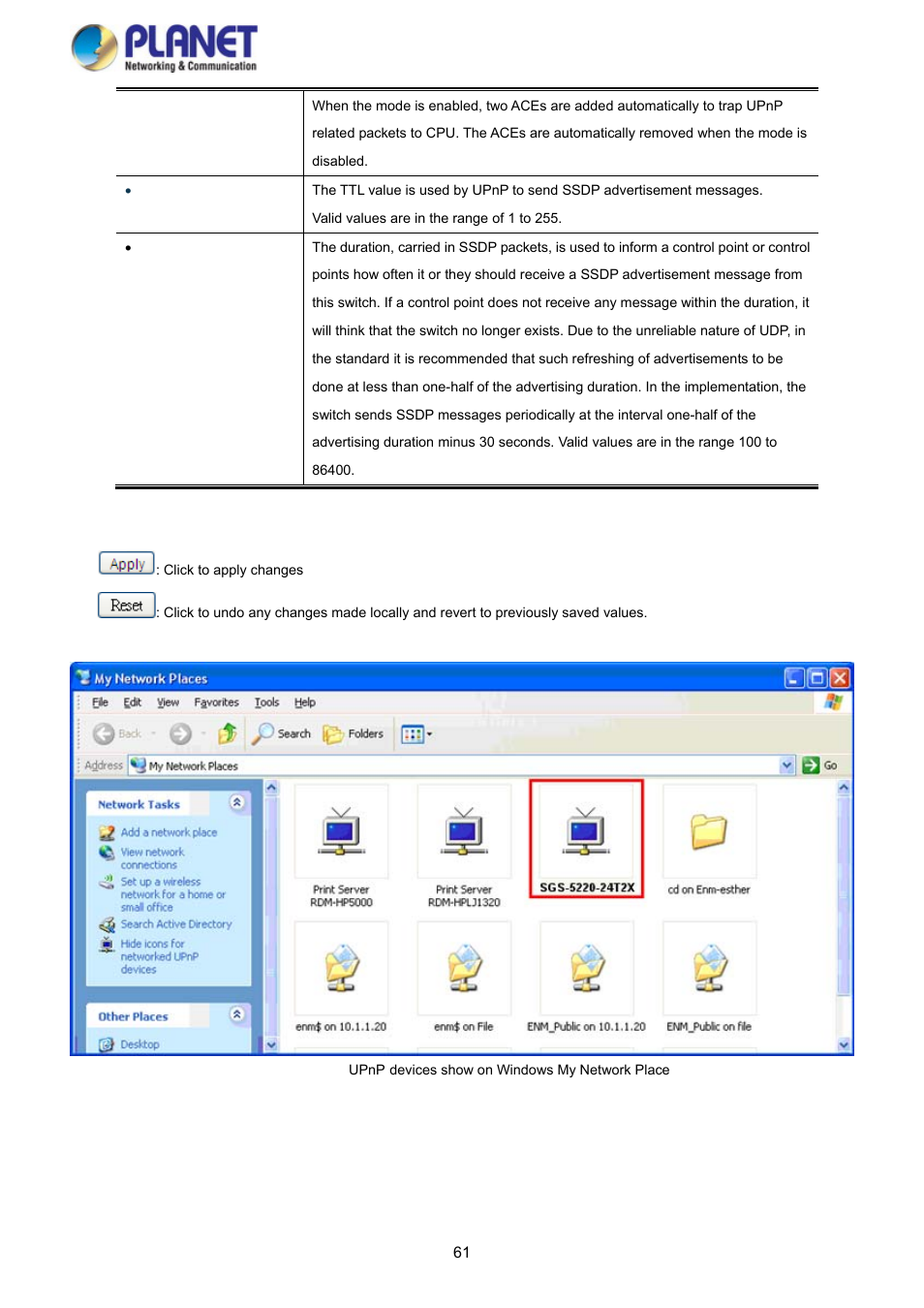 PLANET SGS-5220-24P2X User Manual | Page 61 / 373
