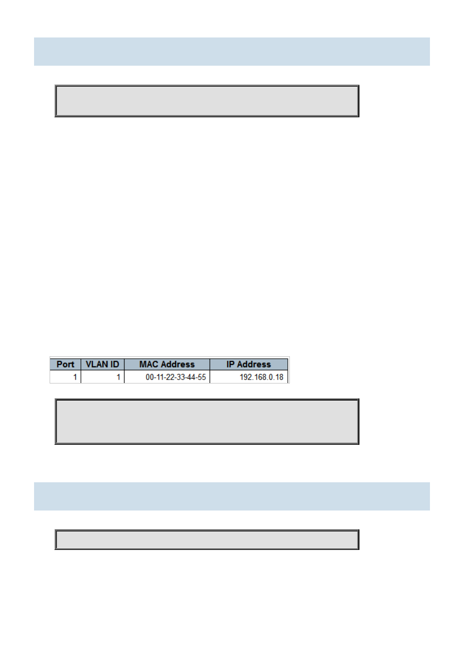 50 ip arp inspection translate interface, 51 ip arp inspection vlan | PLANET SGS-5220-24T2X User Manual | Page 155 / 366