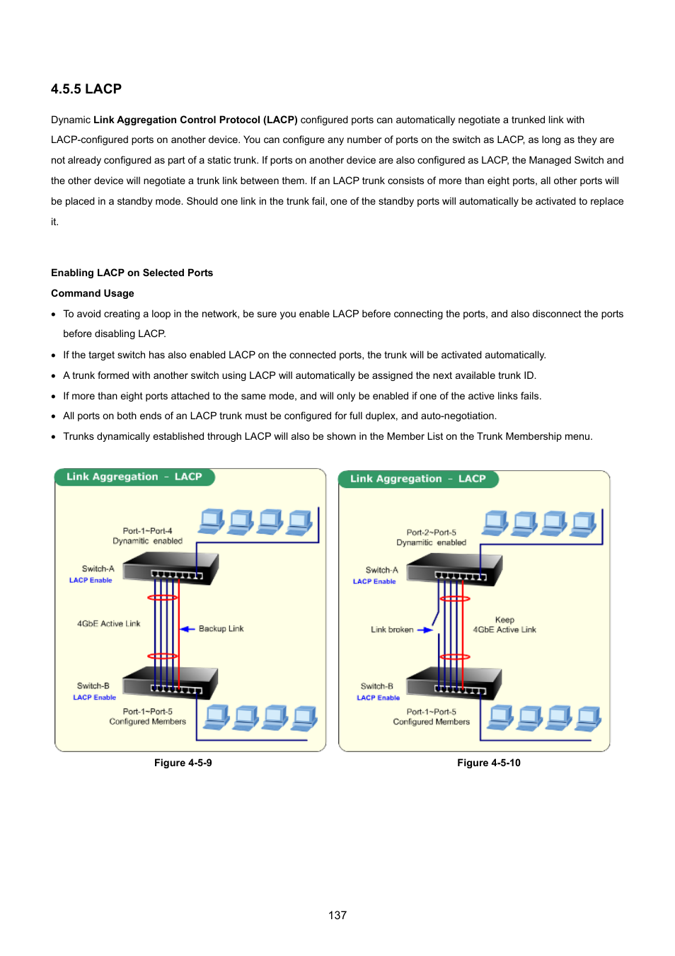 5 lacp | PLANET SGSD-1022 User Manual | Page 137 / 693
