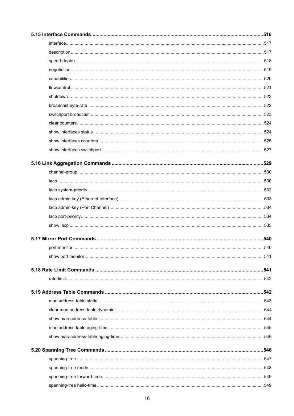 PLANET SGSD-1022 User Manual | Page 16 / 693