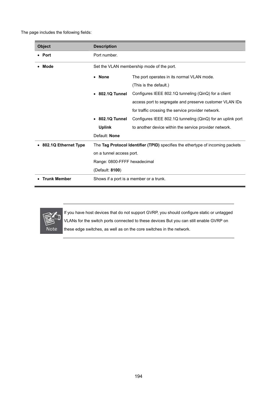PLANET SGSD-1022 User Manual | Page 194 / 693