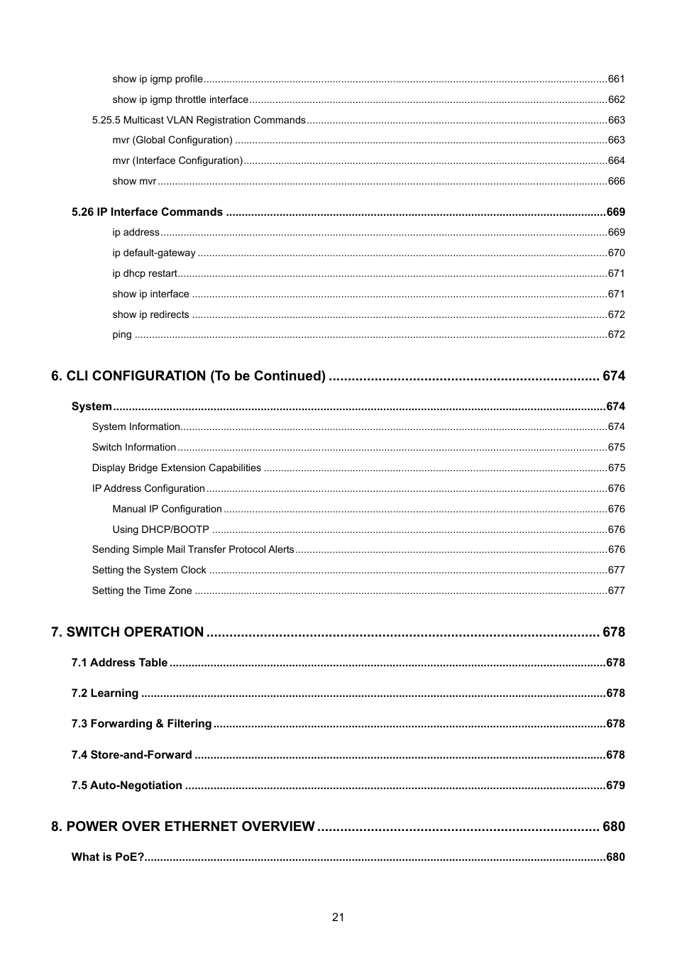 PLANET SGSD-1022 User Manual | Page 21 / 693