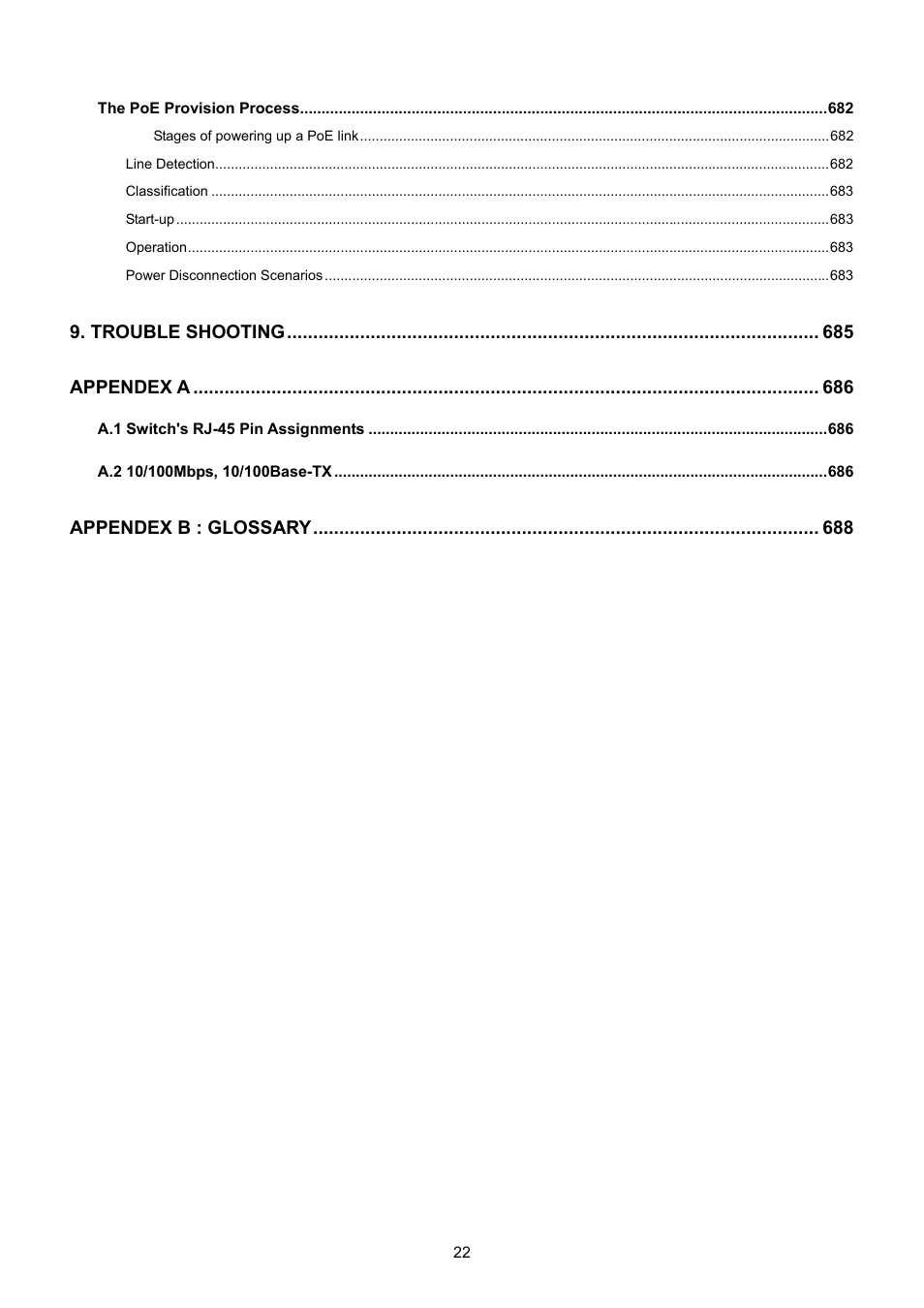 PLANET SGSD-1022 User Manual | Page 22 / 693