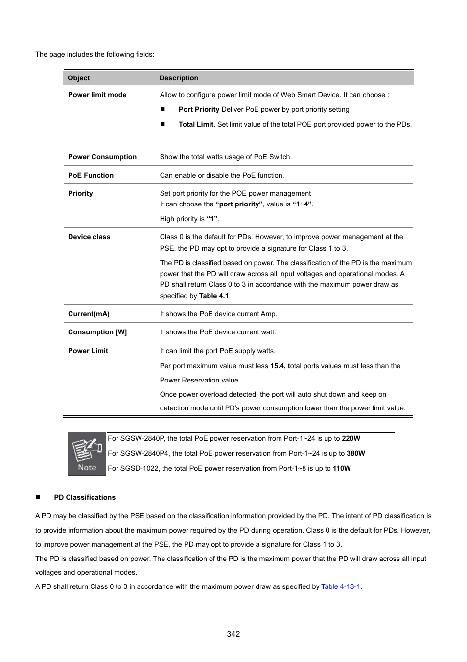 PLANET SGSD-1022 User Manual | Page 342 / 693