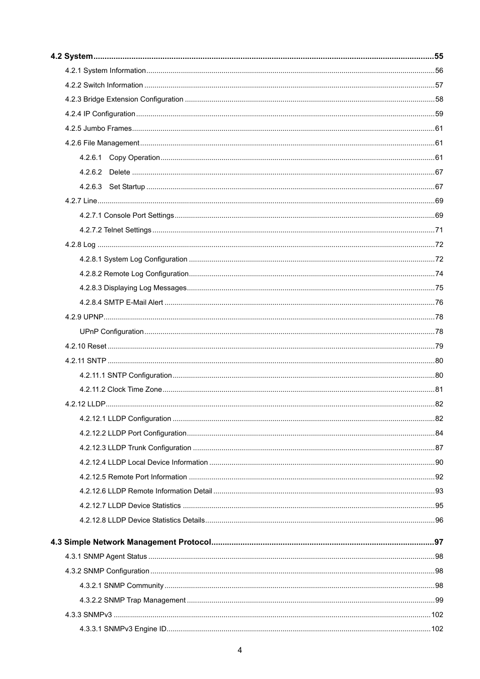 PLANET SGSD-1022 User Manual | Page 4 / 693