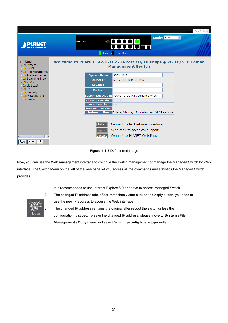 PLANET SGSD-1022 User Manual | Page 51 / 693