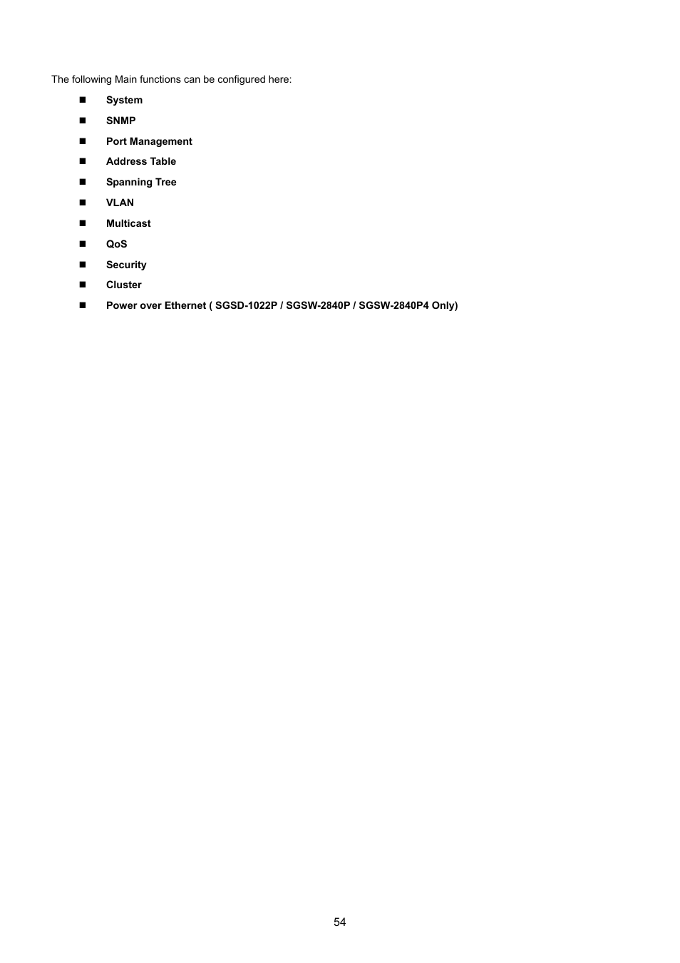 PLANET SGSD-1022 User Manual | Page 54 / 693