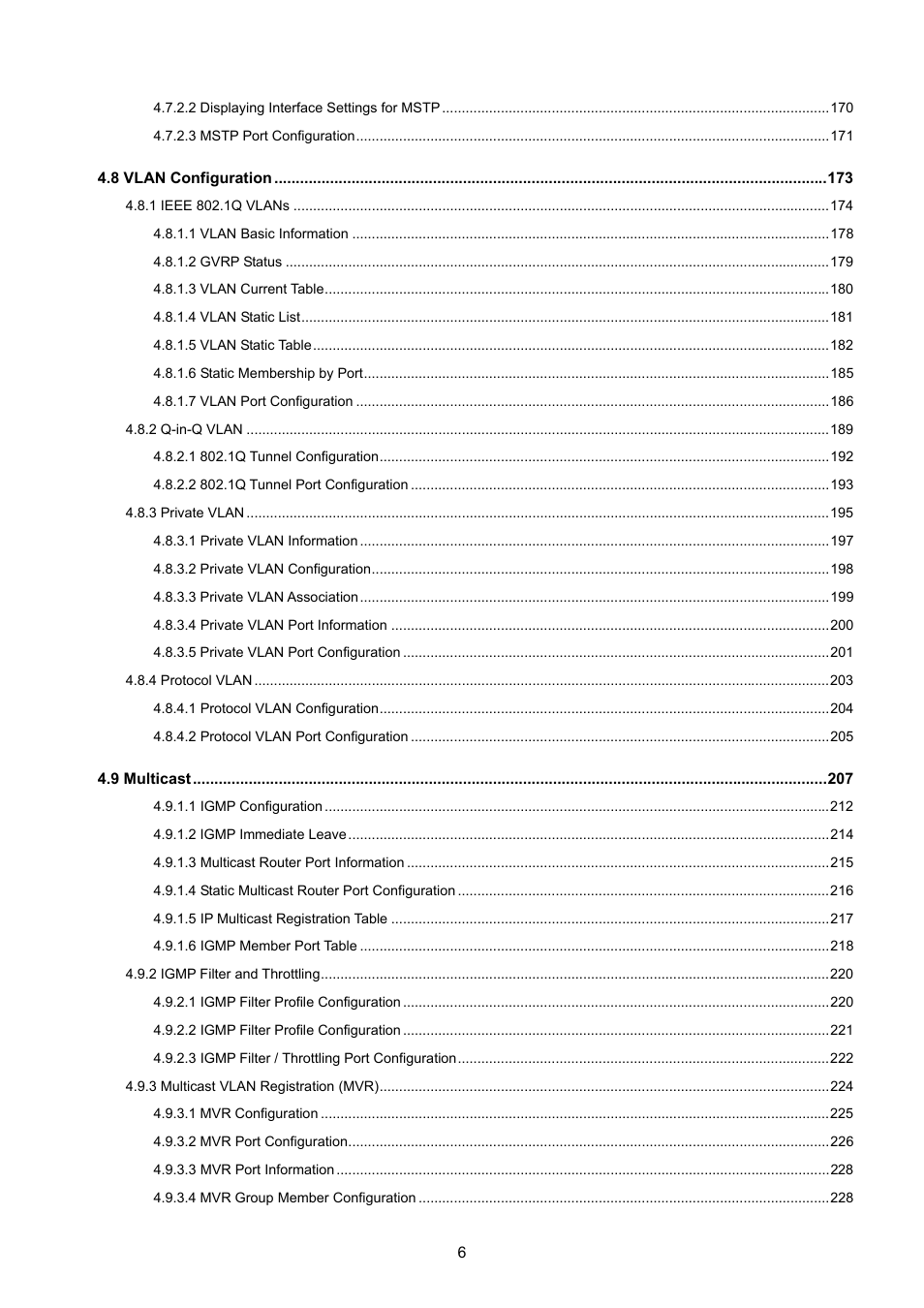PLANET SGSD-1022 User Manual | Page 6 / 693