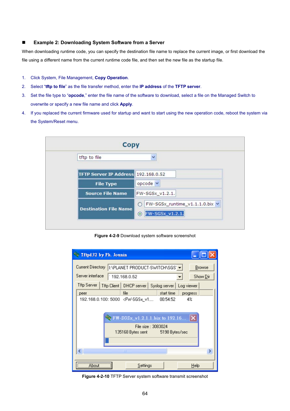 PLANET SGSD-1022 User Manual | Page 64 / 693