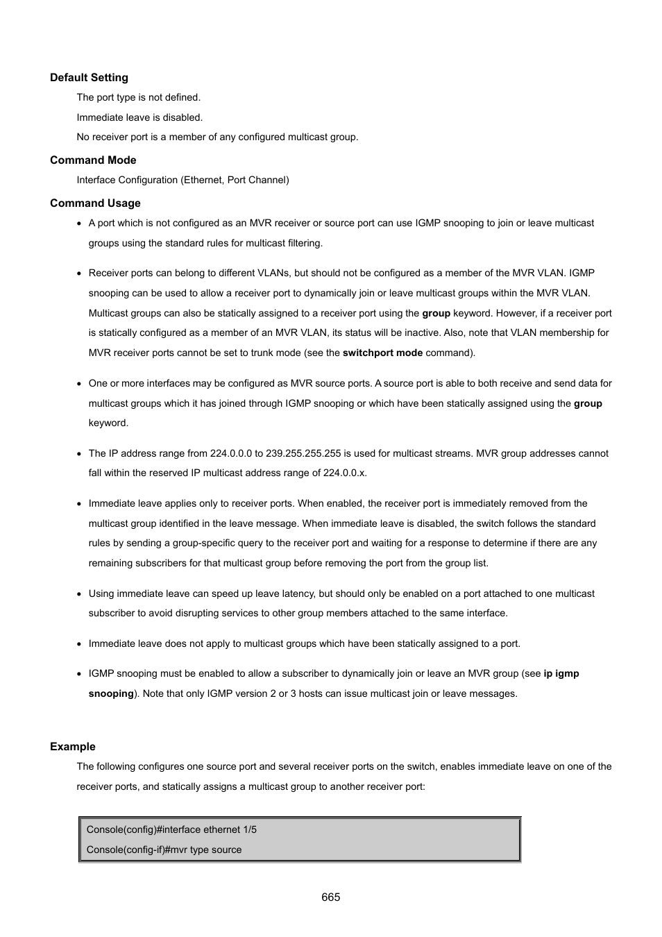 Show mvr | PLANET SGSD-1022 User Manual | Page 665 / 693