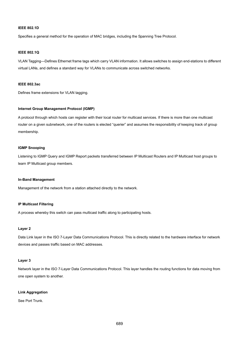 PLANET SGSD-1022 User Manual | Page 689 / 693
