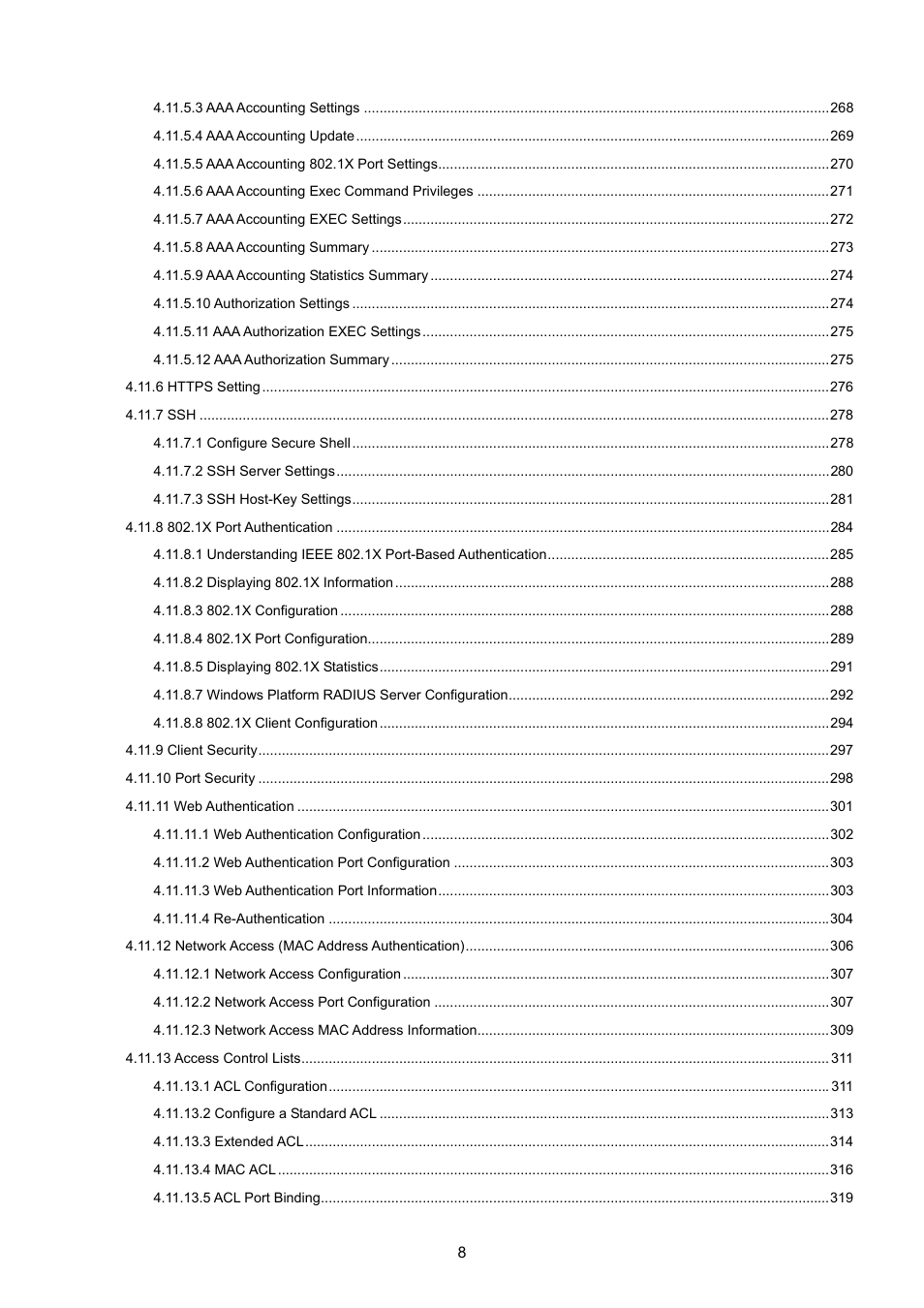 PLANET SGSD-1022 User Manual | Page 8 / 693