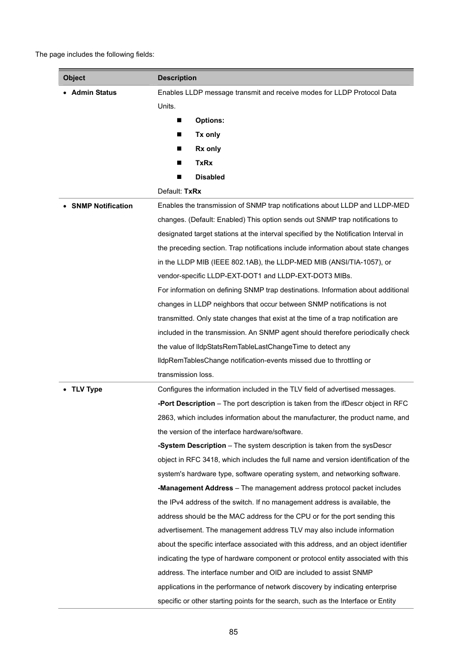 PLANET SGSD-1022 User Manual | Page 85 / 693