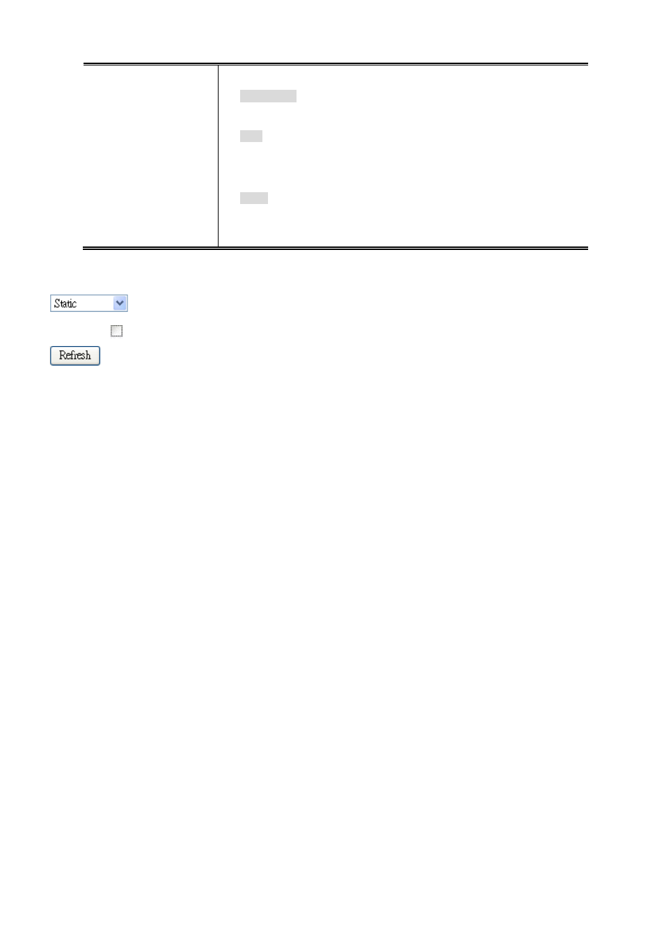 7 vlan port status for user static | PLANET SGSW-24040 User Manual | Page 132 / 567