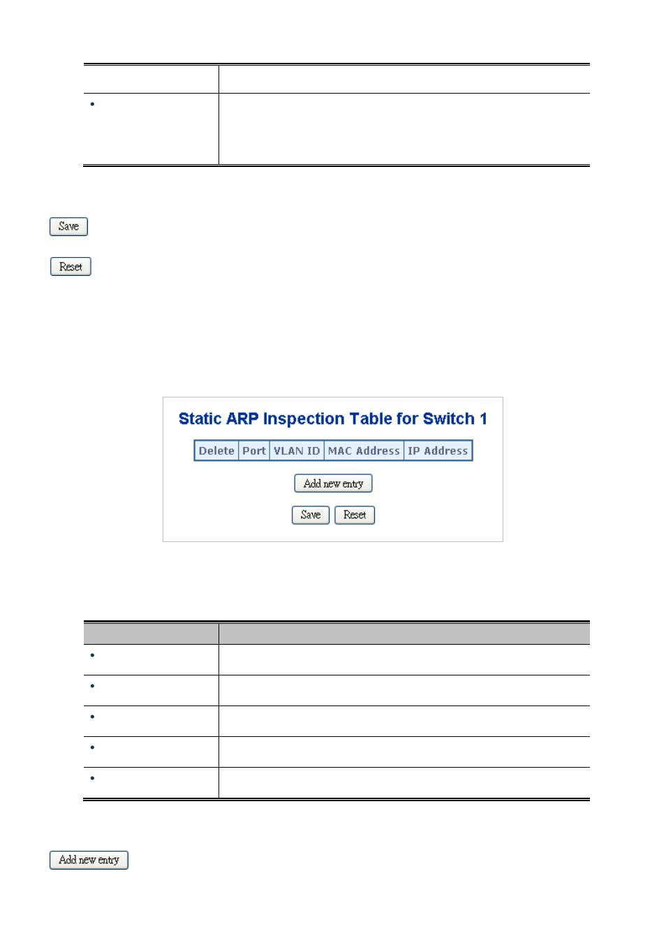 13 arp inspection static table | PLANET SGSW-24040 User Manual | Page 277 / 567